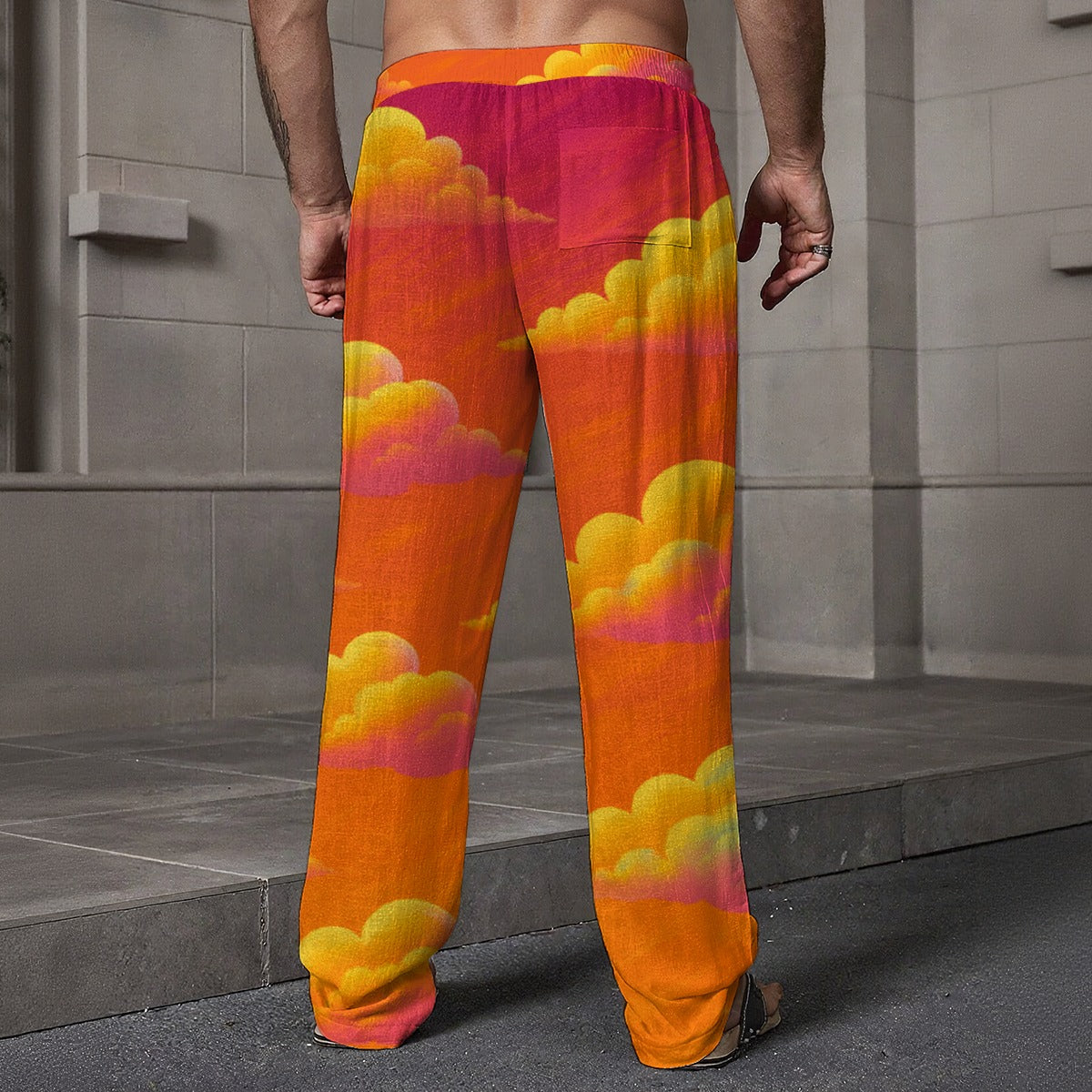 Men's Loose Casual Pants With Pocket