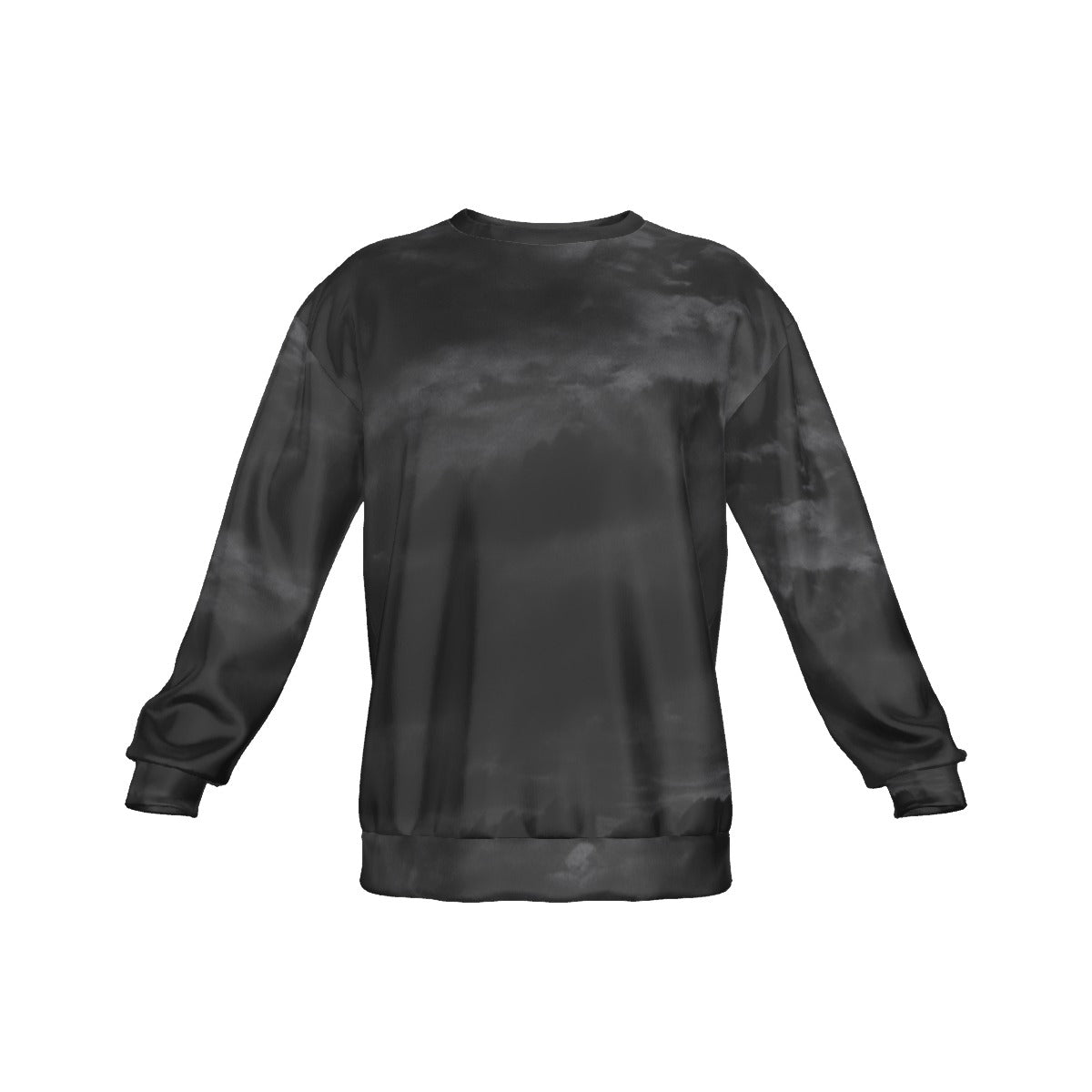 Men's Drop Shoulder Round Neck Long-Sleeved Sweatshirt