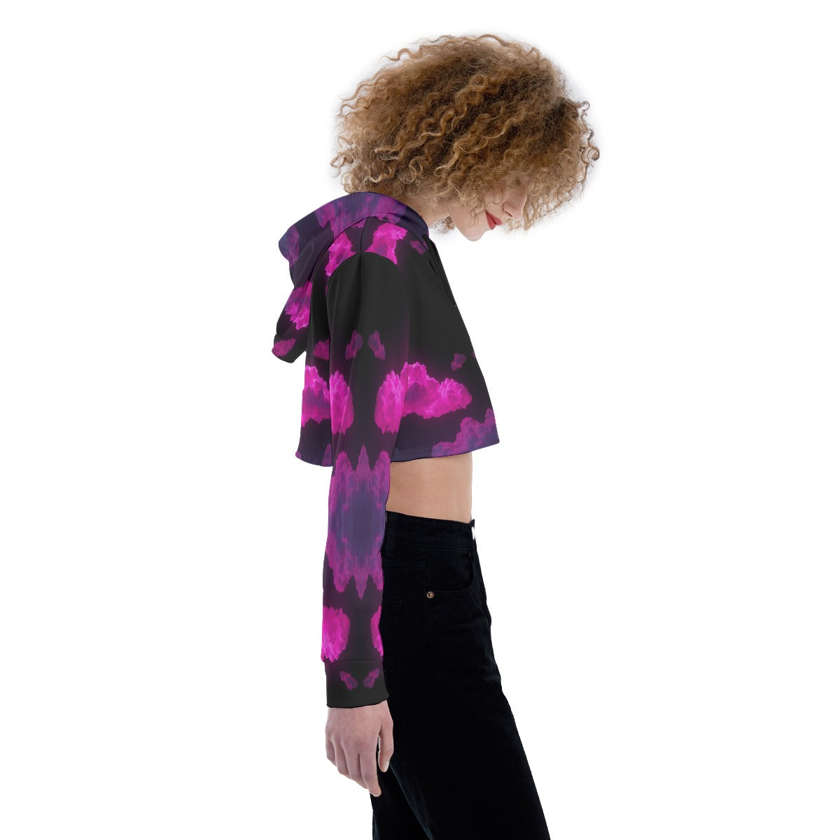 Women's Crop Top Hoodie