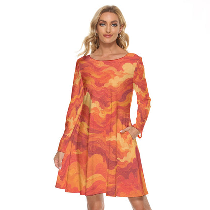 Women's Crew Neck Dress by O’Nimbus