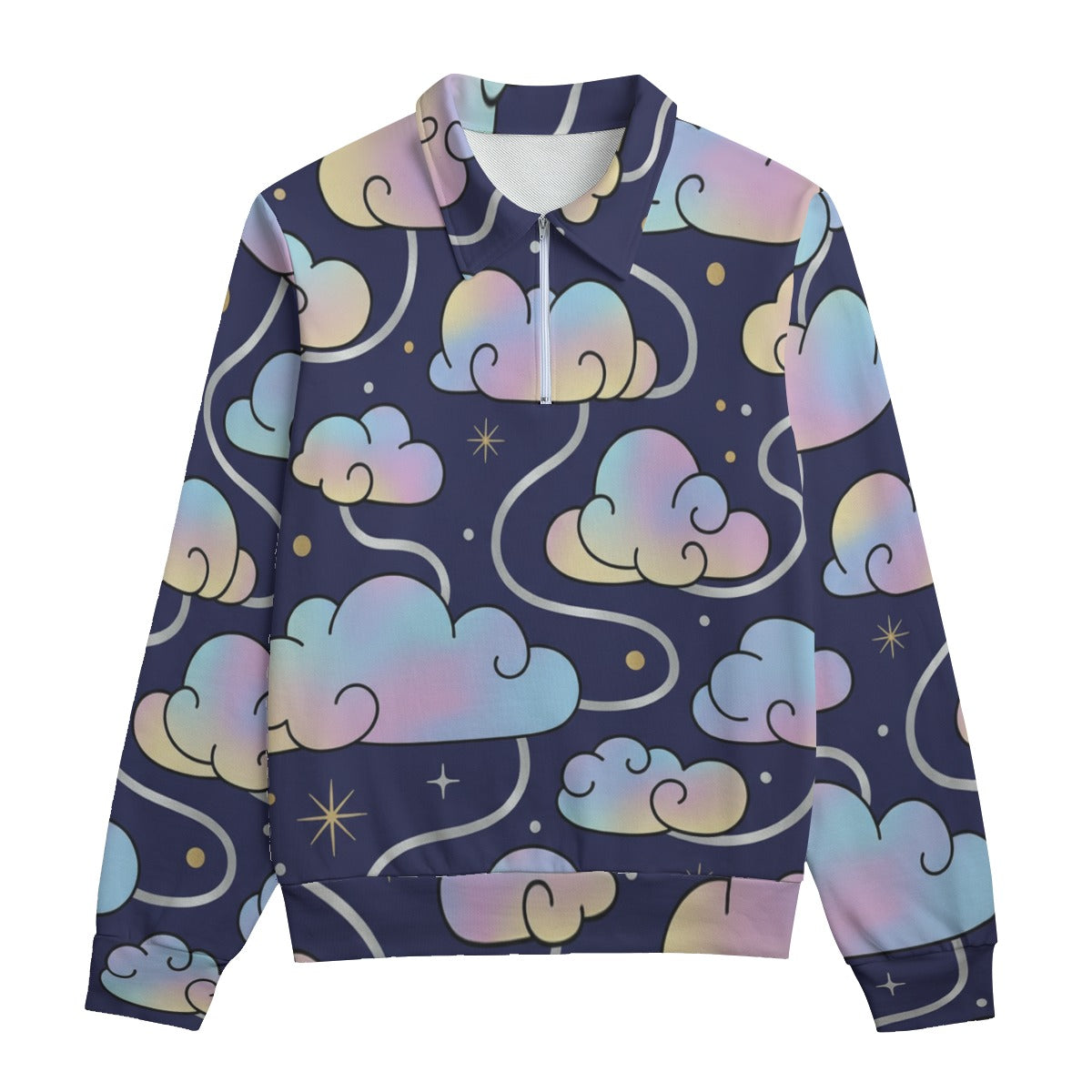 Unisex Lapel Sweatshirt | 310GSM Cotton