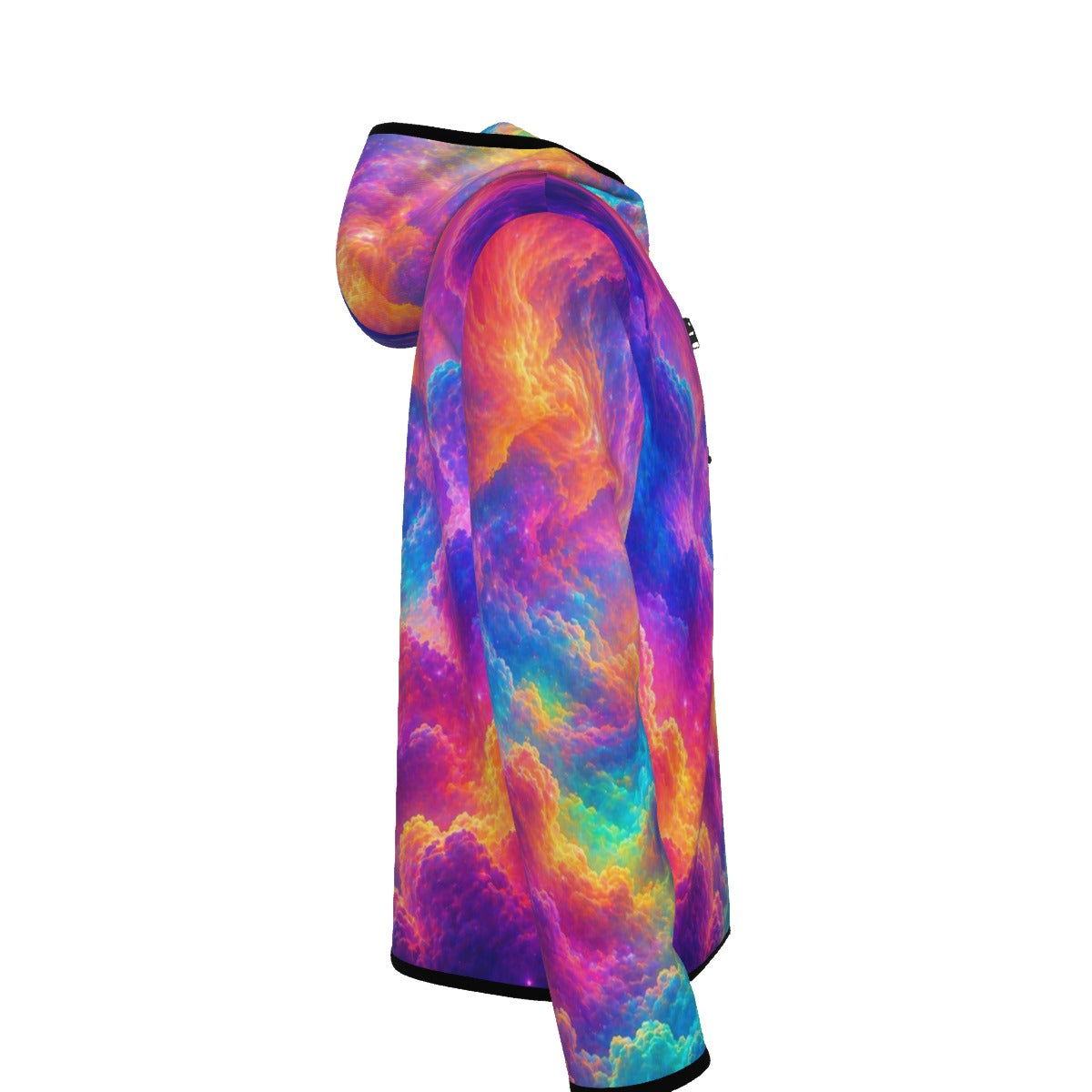 Men's Stylish Hoodie with Thumb Hole Design - view 3