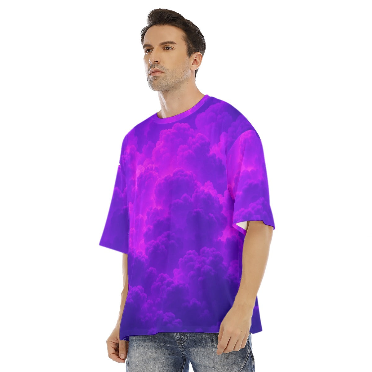 Men's Drop Shoulder T-shirt With Short Sleeve