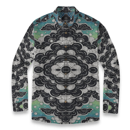Men's Casual Lapel Long Sleeve Shirt|125GSM Cotton