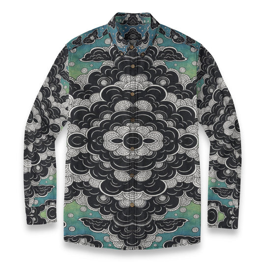 Men's Casual Lapel Long Sleeve Shirt|125GSM Cotton