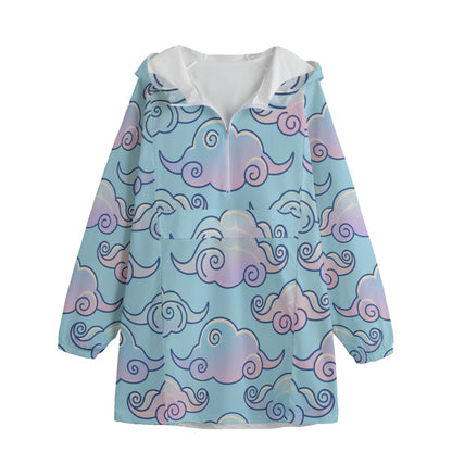 Unisex Windbreaker Long Jacket
