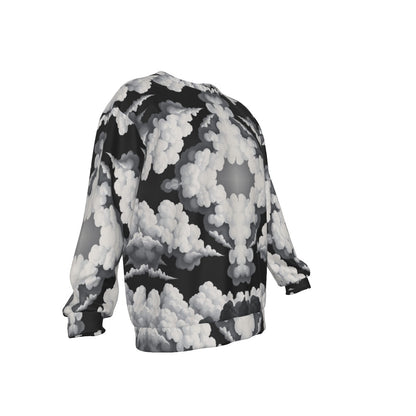 Men's Drop Shoulder Round Neck Long-Sleeved Sweatshirt