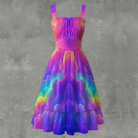 Women‘s Ruffle Hem Dress