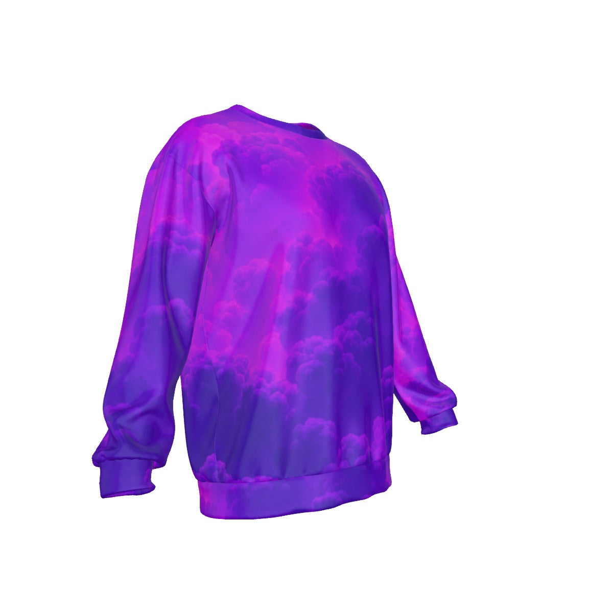 Men's Drop Shoulder Round Neck Long-Sleeved Sweatshirt