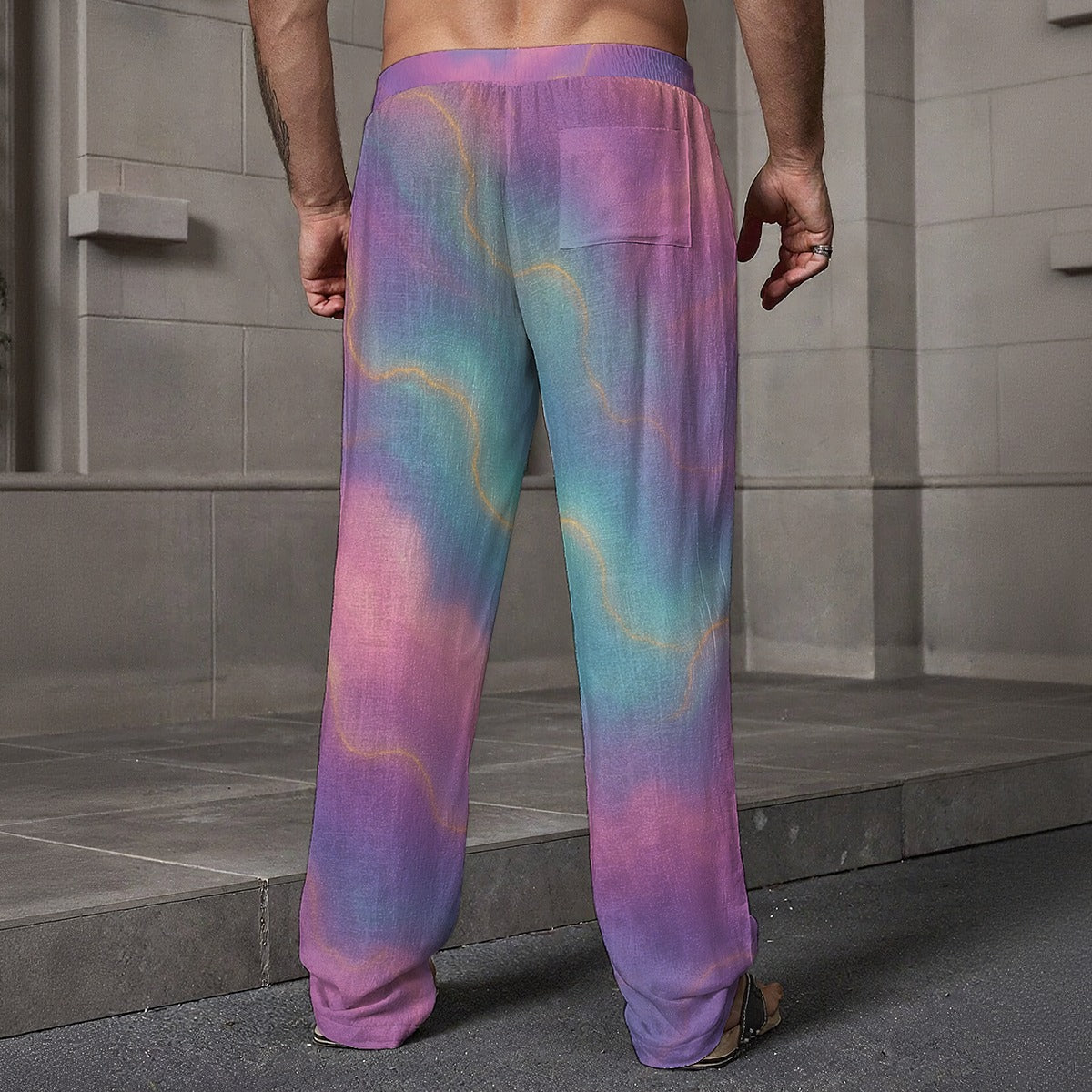 Men's Loose Casual Pants With Pocket