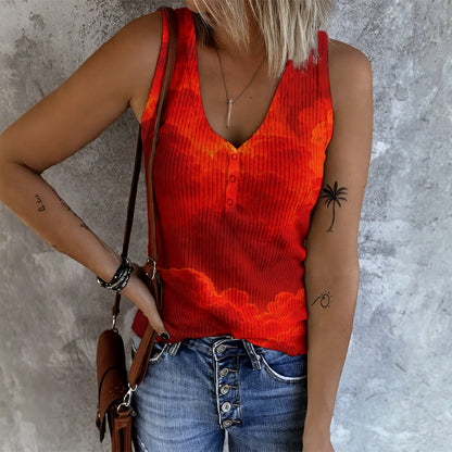 Women's Button Vest