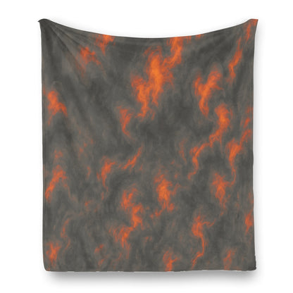 Unisex Single-Side Printing Flannel Blanket