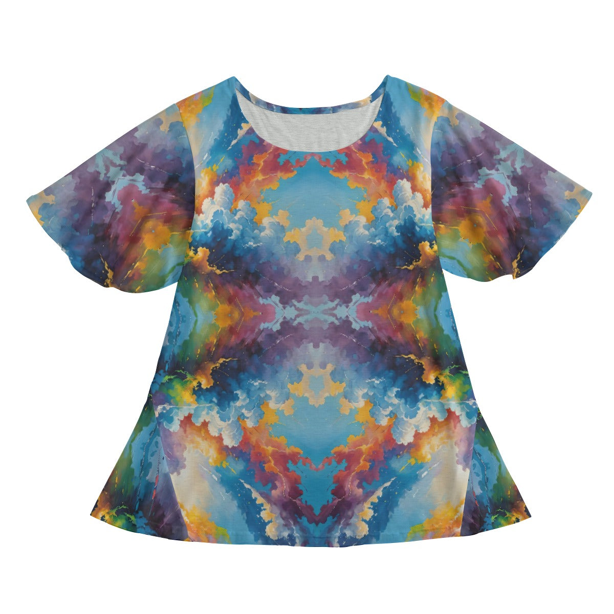 Women's Round Neck T-shirt With Short Sleeve