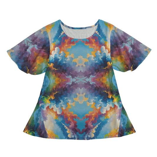 Women's Round Neck T-shirt With Short Sleeve
