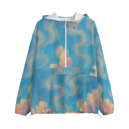 Unisex Pullover Jacket With Zipper Closure