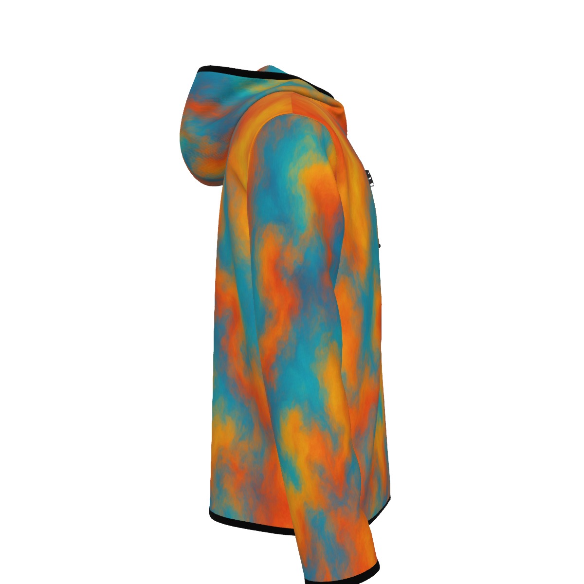 Men's Stylish Hoodie with Thumb Hole Design - view 3