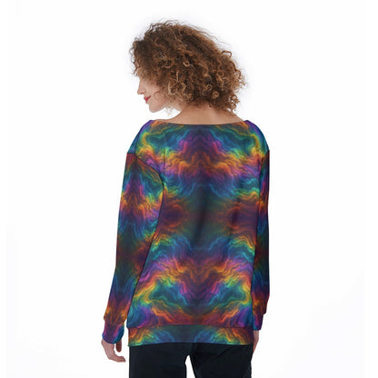 Women's Off-Shoulder Sweatshirt