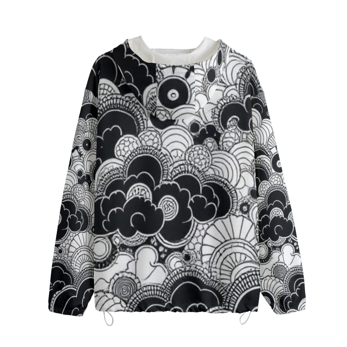 Unisex Pullover Jacket With Zipper Closure