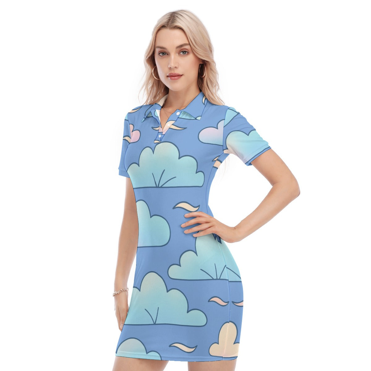 Women's Polo Collar Dress
