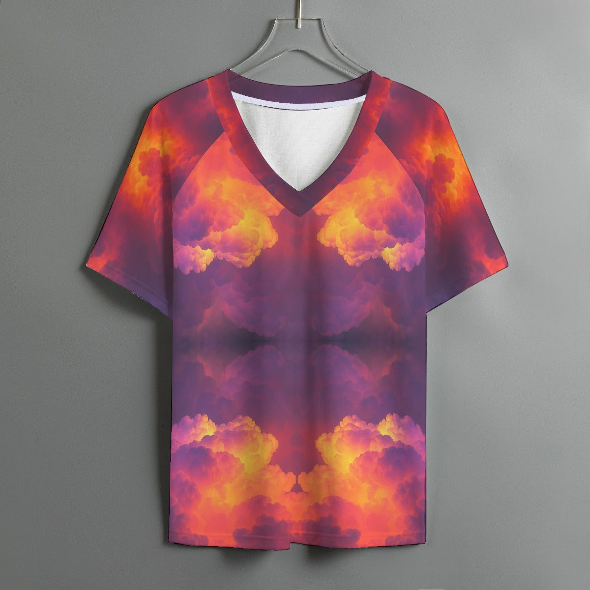 Women's V-neck T-shirt With Short Sleeve