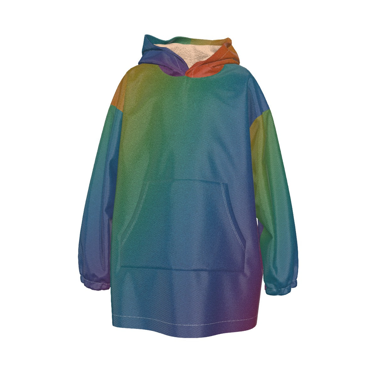 Unisex Kid's Sherpa Fleece Hoodie Blanket