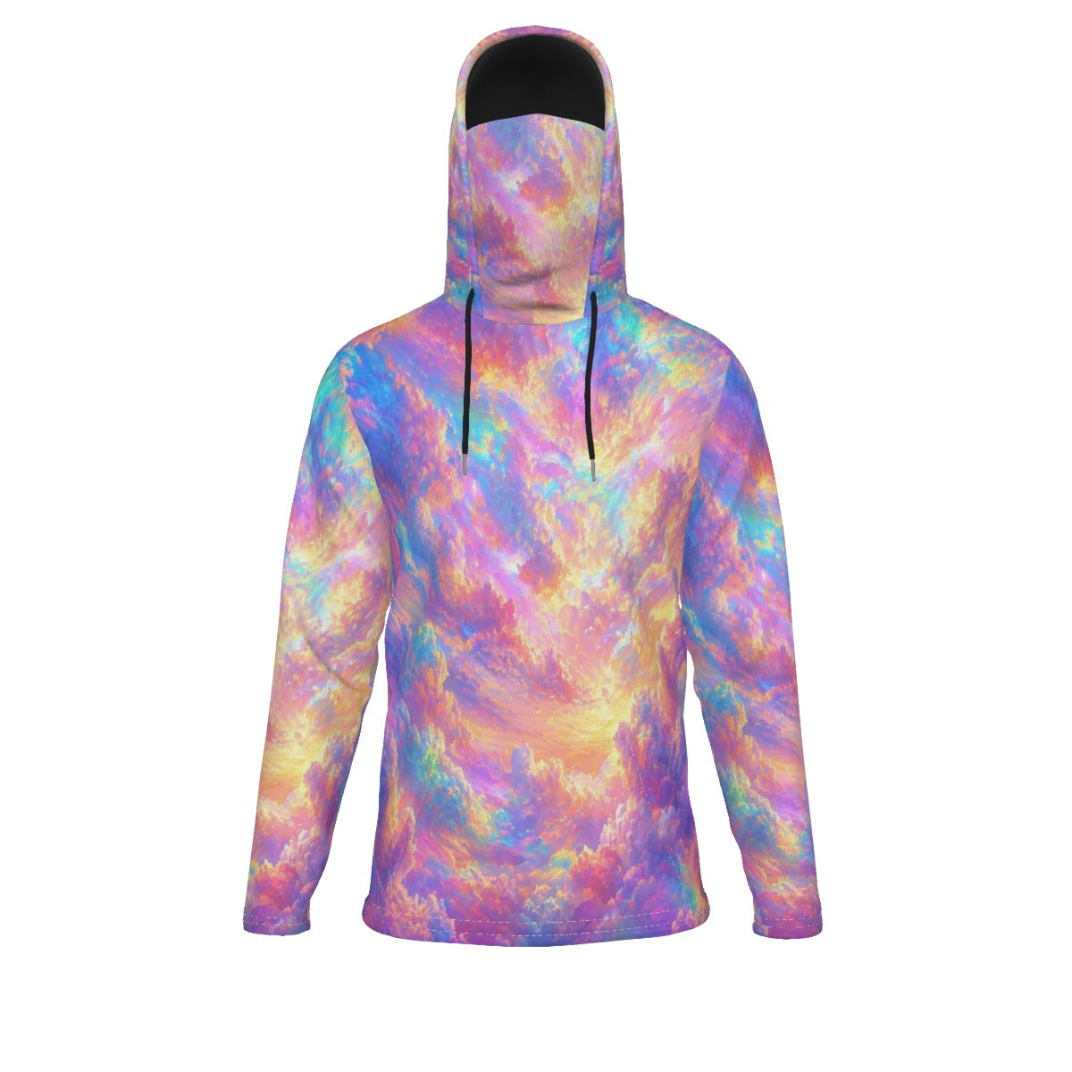 Men's Pullover Hoodie With Mask - view 1