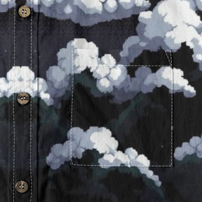 Men's Casual Lapel Long Sleeve Shirt|125GSM Cotton