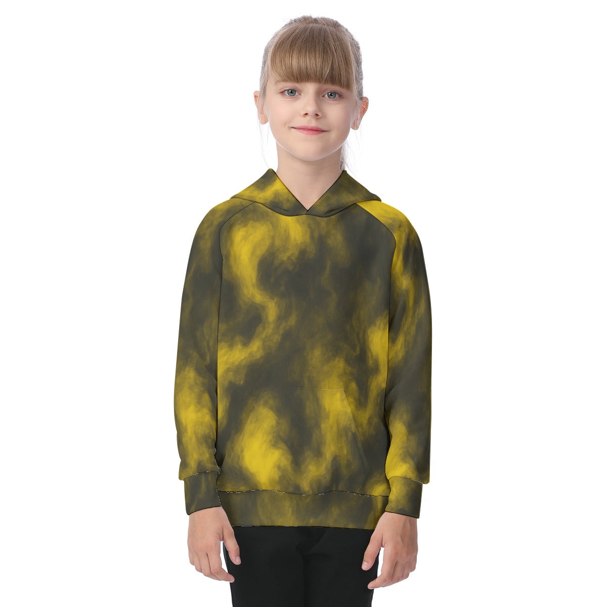 Unisex Kid's Raglan Pullover Hoodie