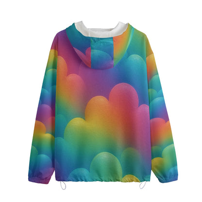 Unisex Pullover Jacket With Zipper Closure