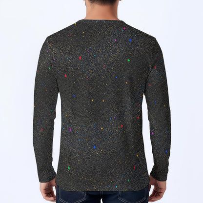 Men's Classic Long-Sleeve Henley Shirt