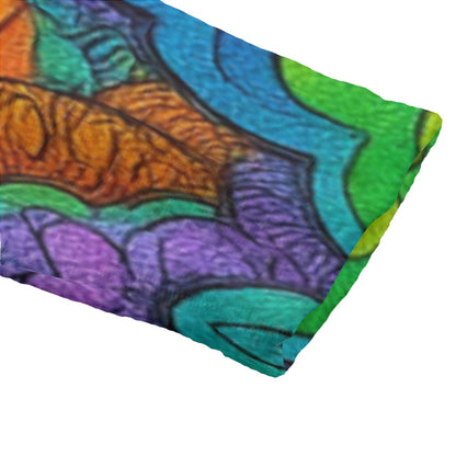 Unisex Flannel Hooded bathrobe