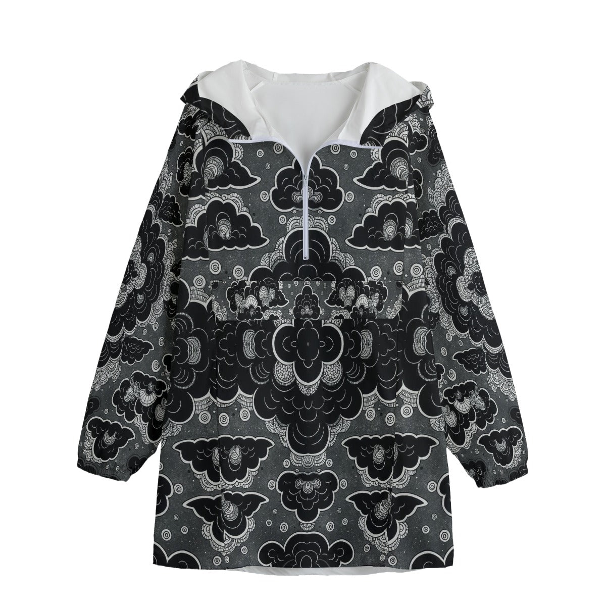 Unisex Windbreaker Long Jacket