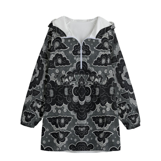 Unisex Windbreaker Long Jacket