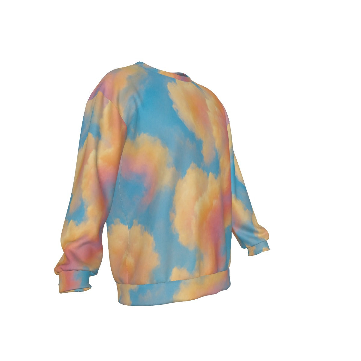 Men's Drop Shoulder Round Neck Long-Sleeved Sweatshirt