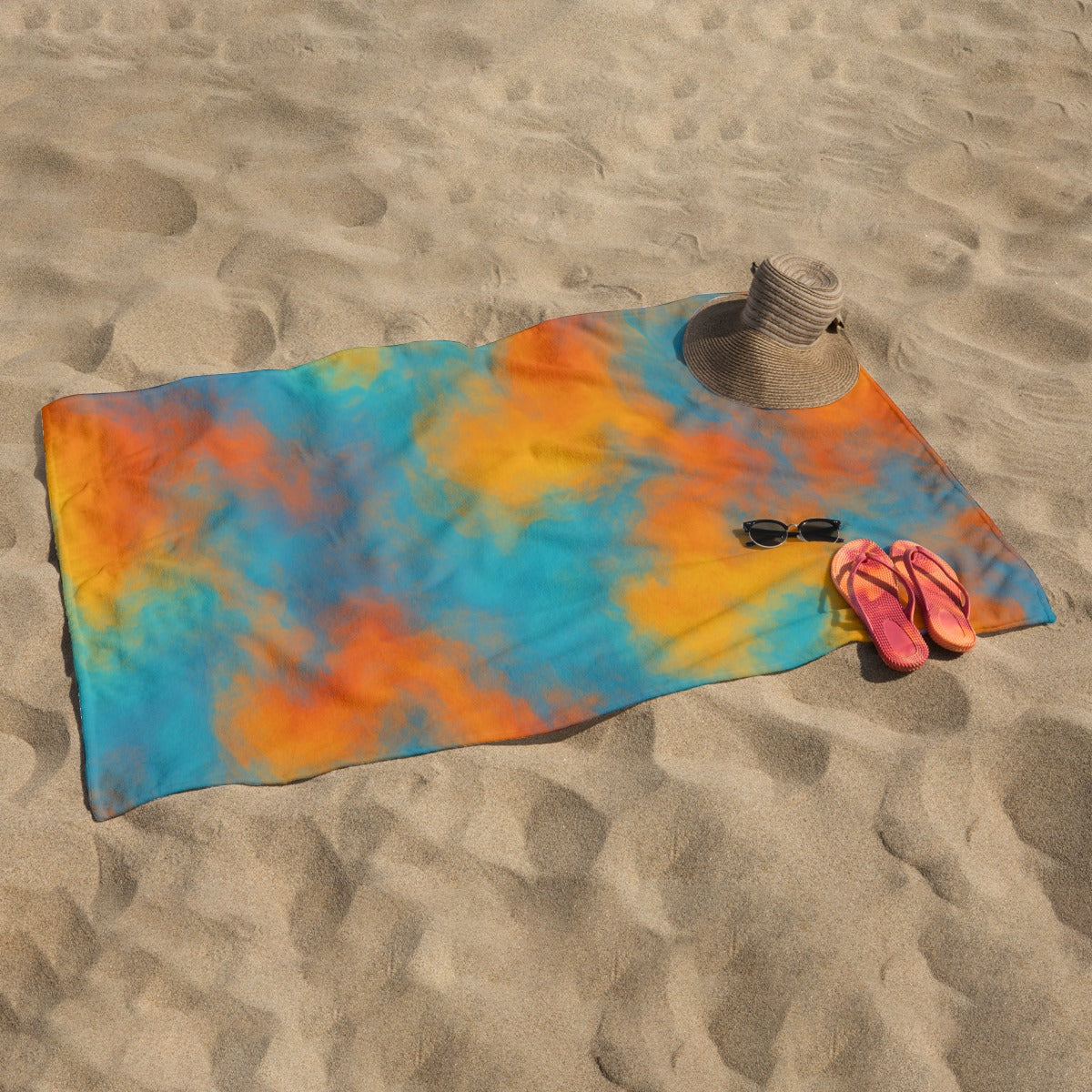 Unisex Adult Beach towel Vertical Style For the USA|320GSM