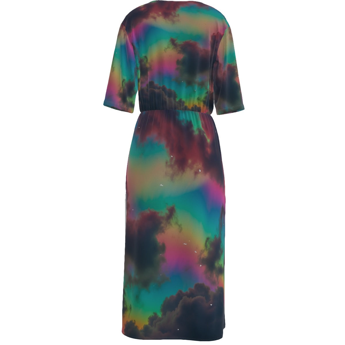 Women's Short Sleeve V-neck Dress