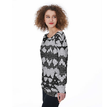 Women's Off-Shoulder Sweatshirt