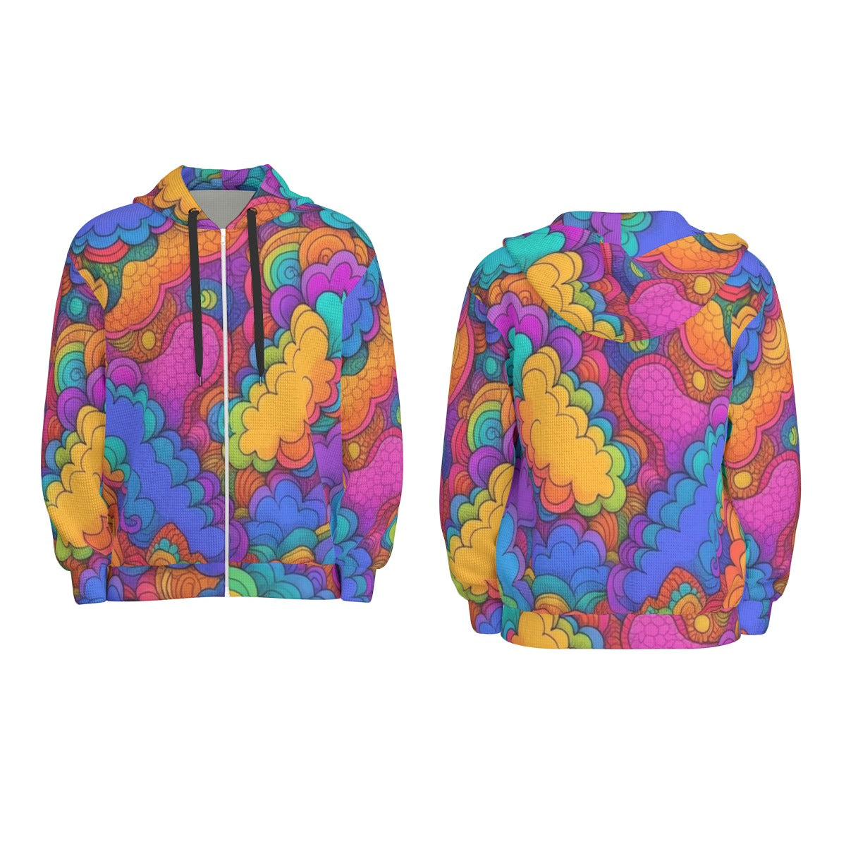 Unisex Zip Hooded Sweatshirt