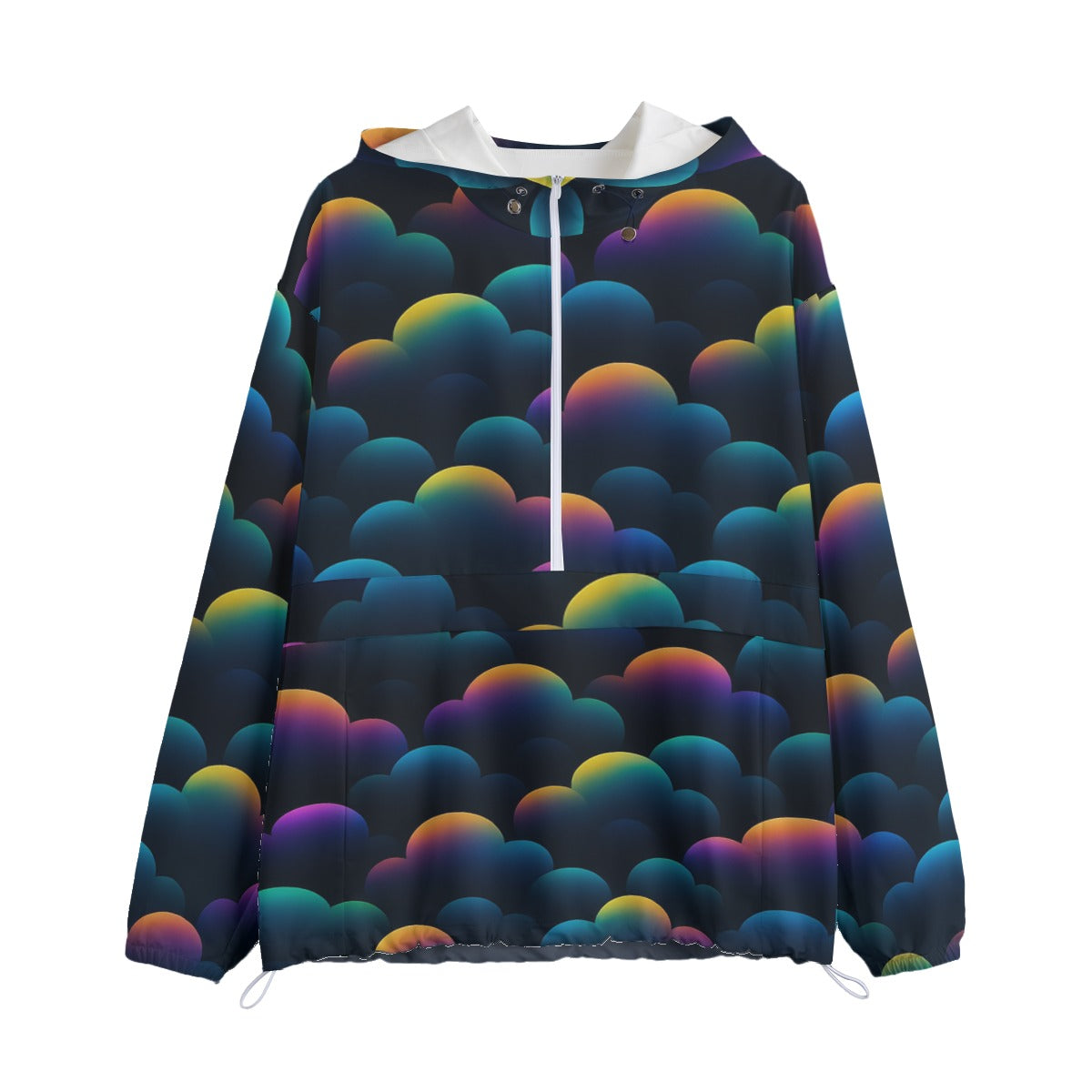 Unisex Pullover Jacket With Zipper Closure