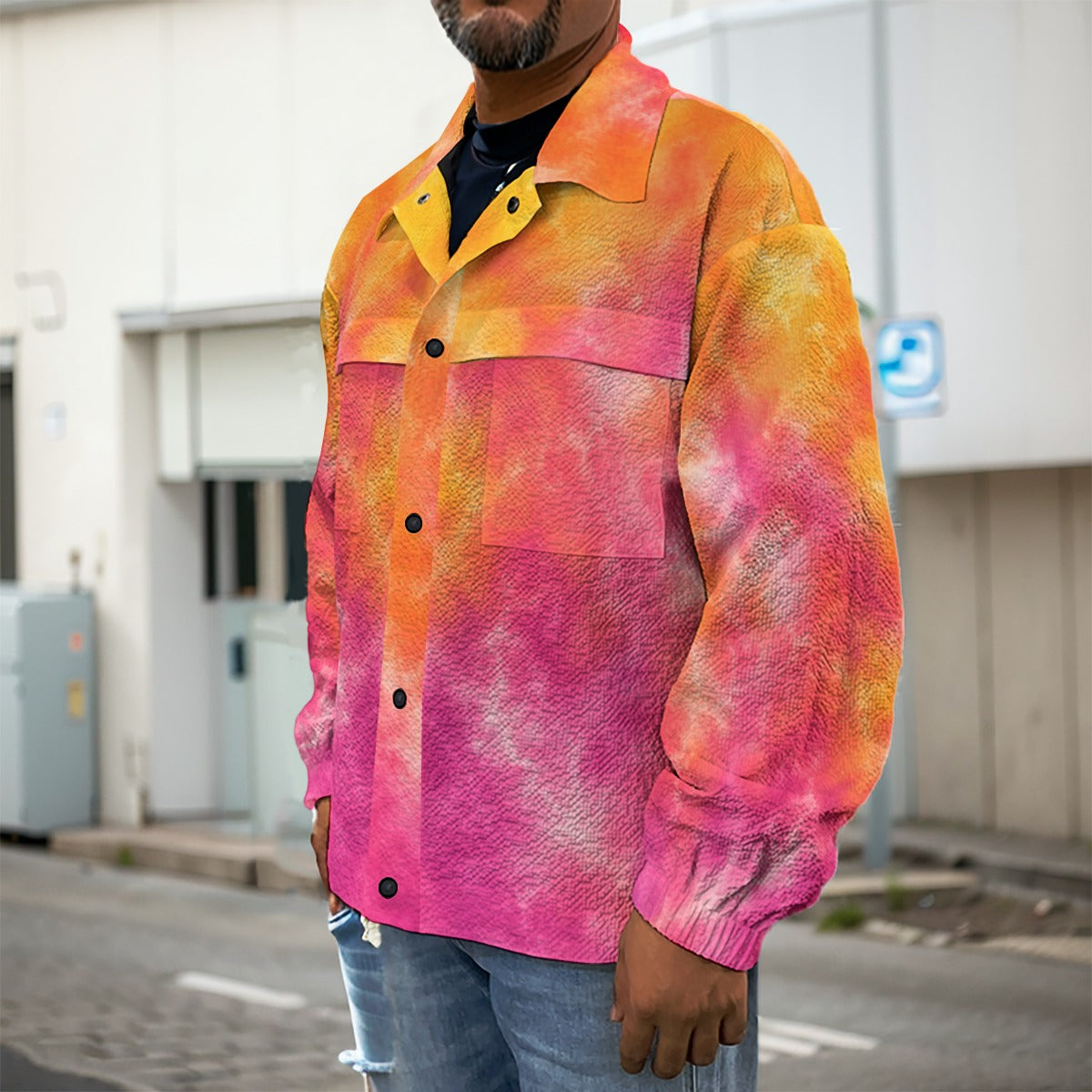 Men’s Casual Lapel Jacket - view 2