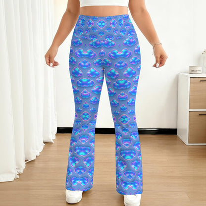 All-over print Women's Flare Yoga Pants