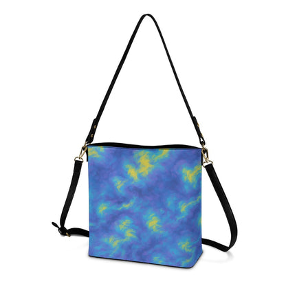 Unisex Minimalist Square Crossbody Bucket Bag