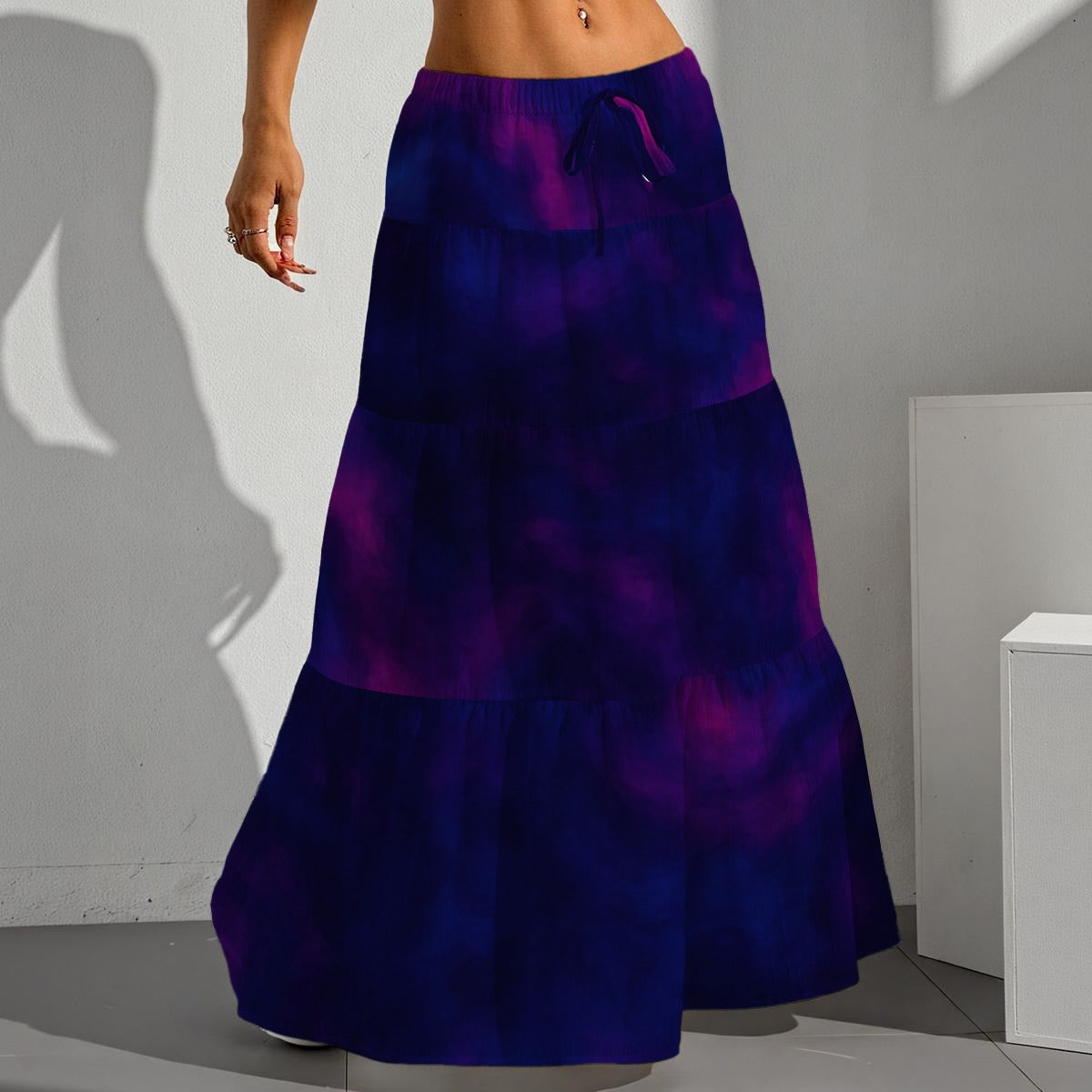 Women's Pleated Long Skirt