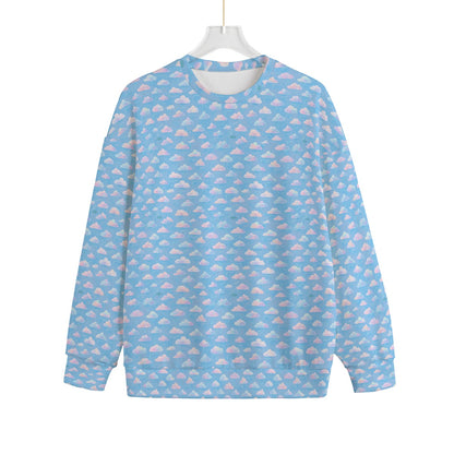 Unisex Drop-shoulder Knitted Fleece Sweater - view 1