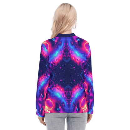 Women's Long Sleeve Blouse With Button Closure