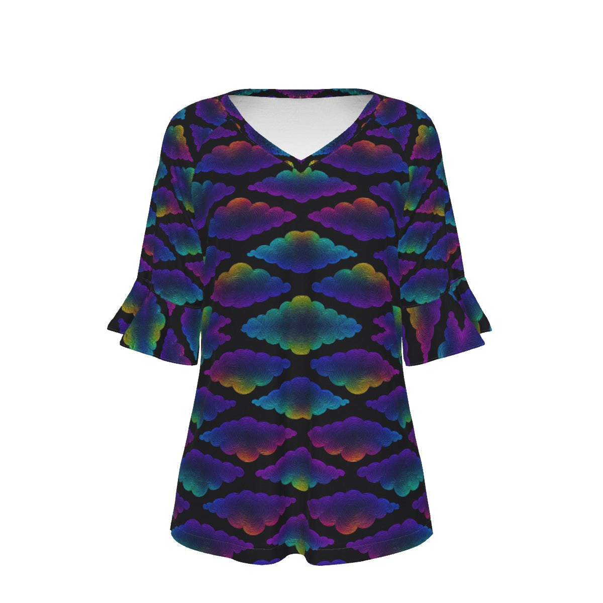 Women's T-shirt With Bell Sleeve