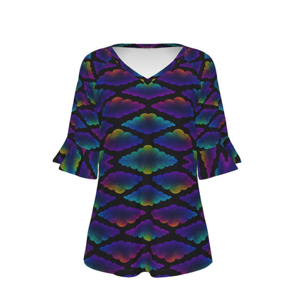 Women's T-shirt With Bell Sleeve