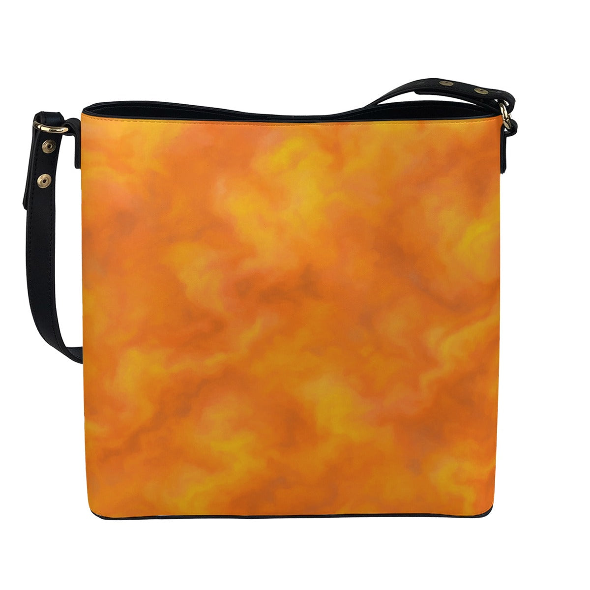 Unisex Minimalist Square Crossbody Bucket Bag