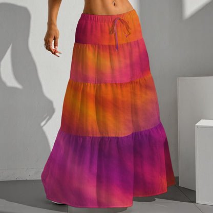 Women's Pleated Long Skirt