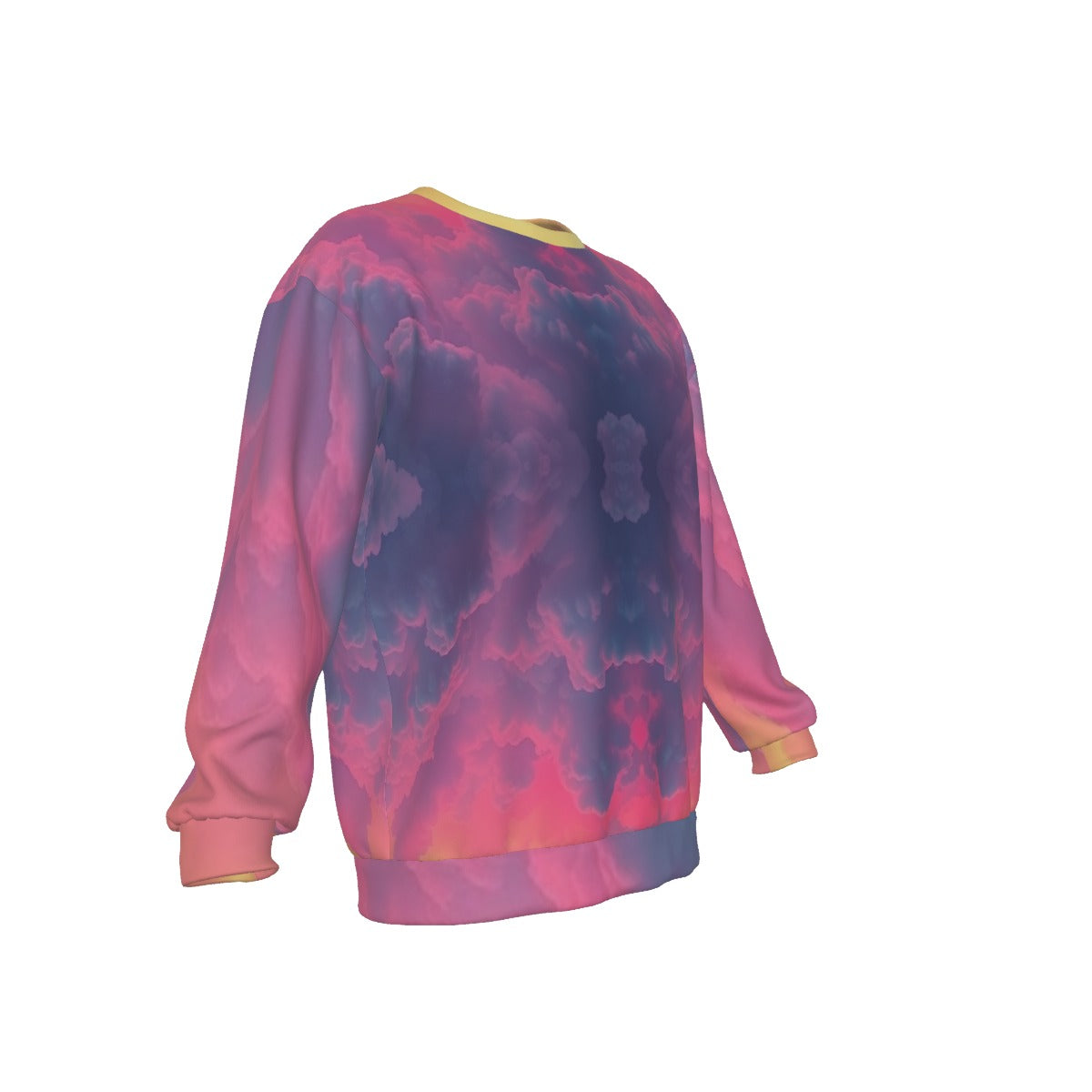 Men's Drop Shoulder Round Neck Long-Sleeved Sweatshirt